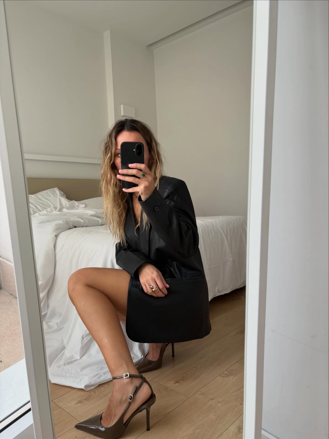 Siena Leather Blazer